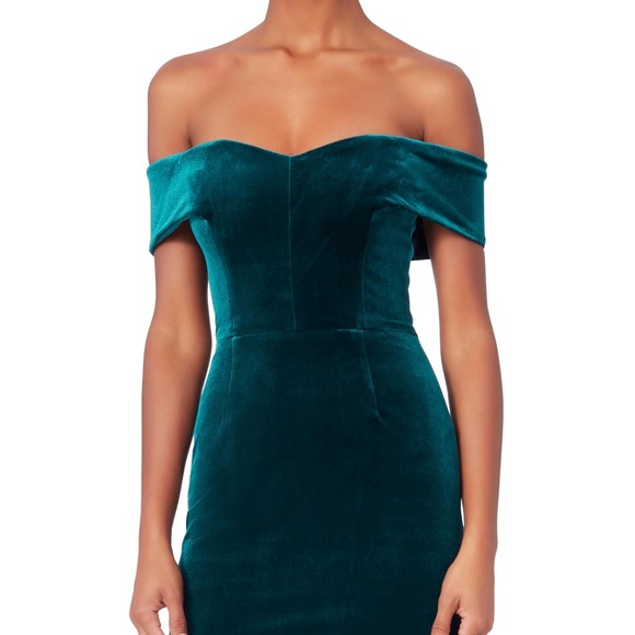 Brand New Nicholas Velvet Off the shoulder Dress - Picture 2 of 3